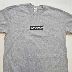 Supreme Futura Box Logo Tee Gray
